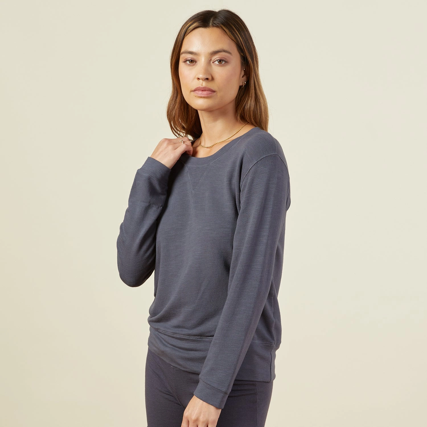 Supersoft Crew Neck Sweatshirt Modern Chic Fit