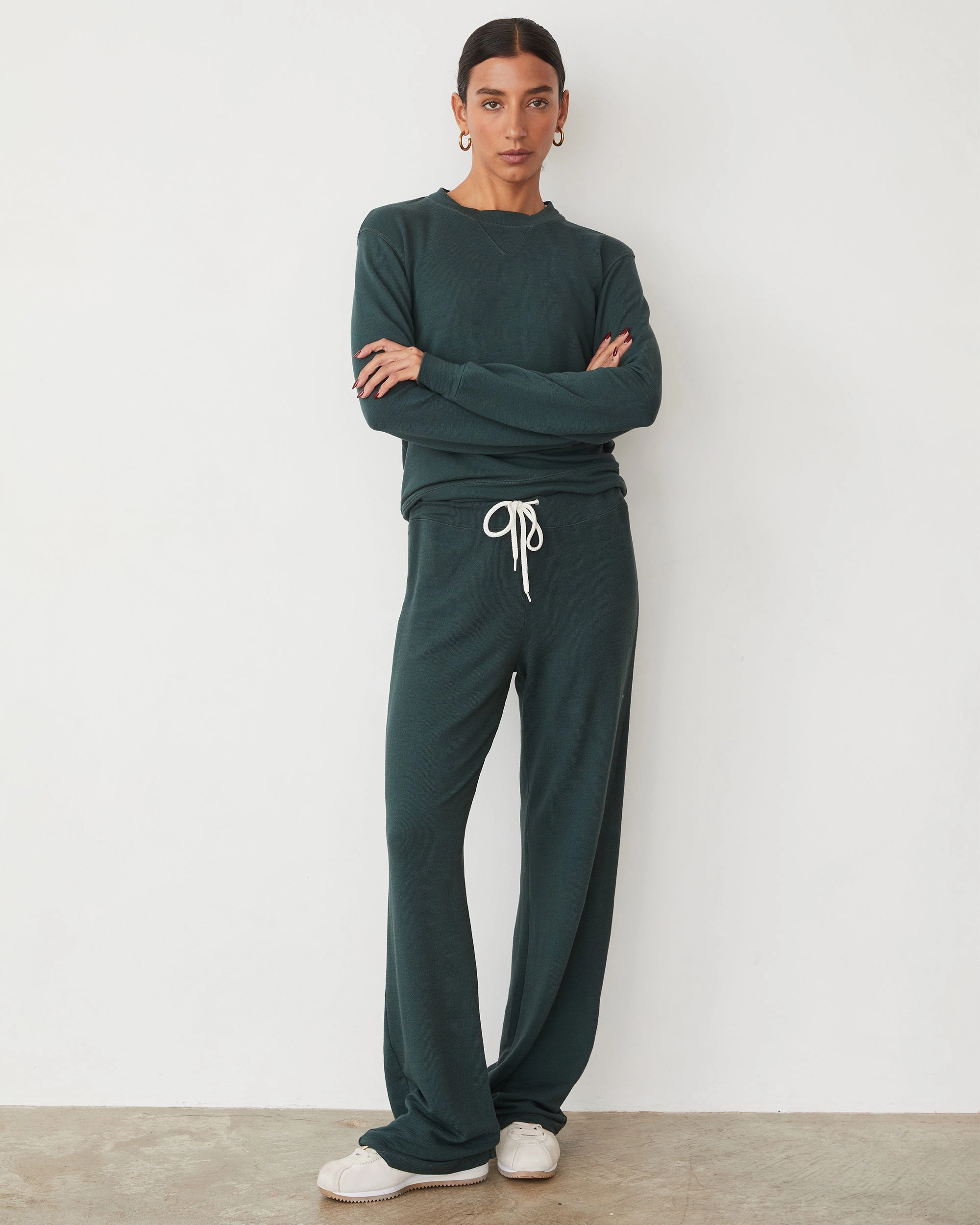 Supersoft Crew Neck Sweatshirt Subtle Look