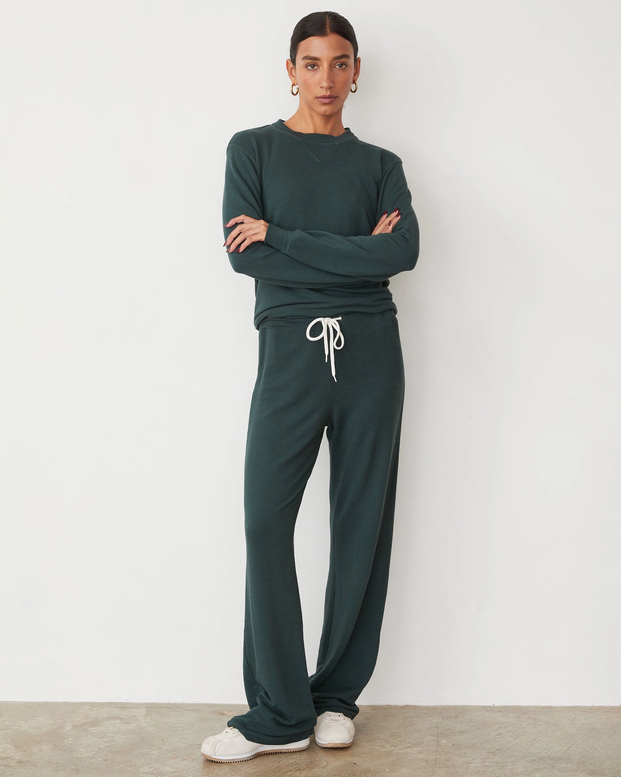 Supersoft Crew Neck Sweatshirt Subtle Look