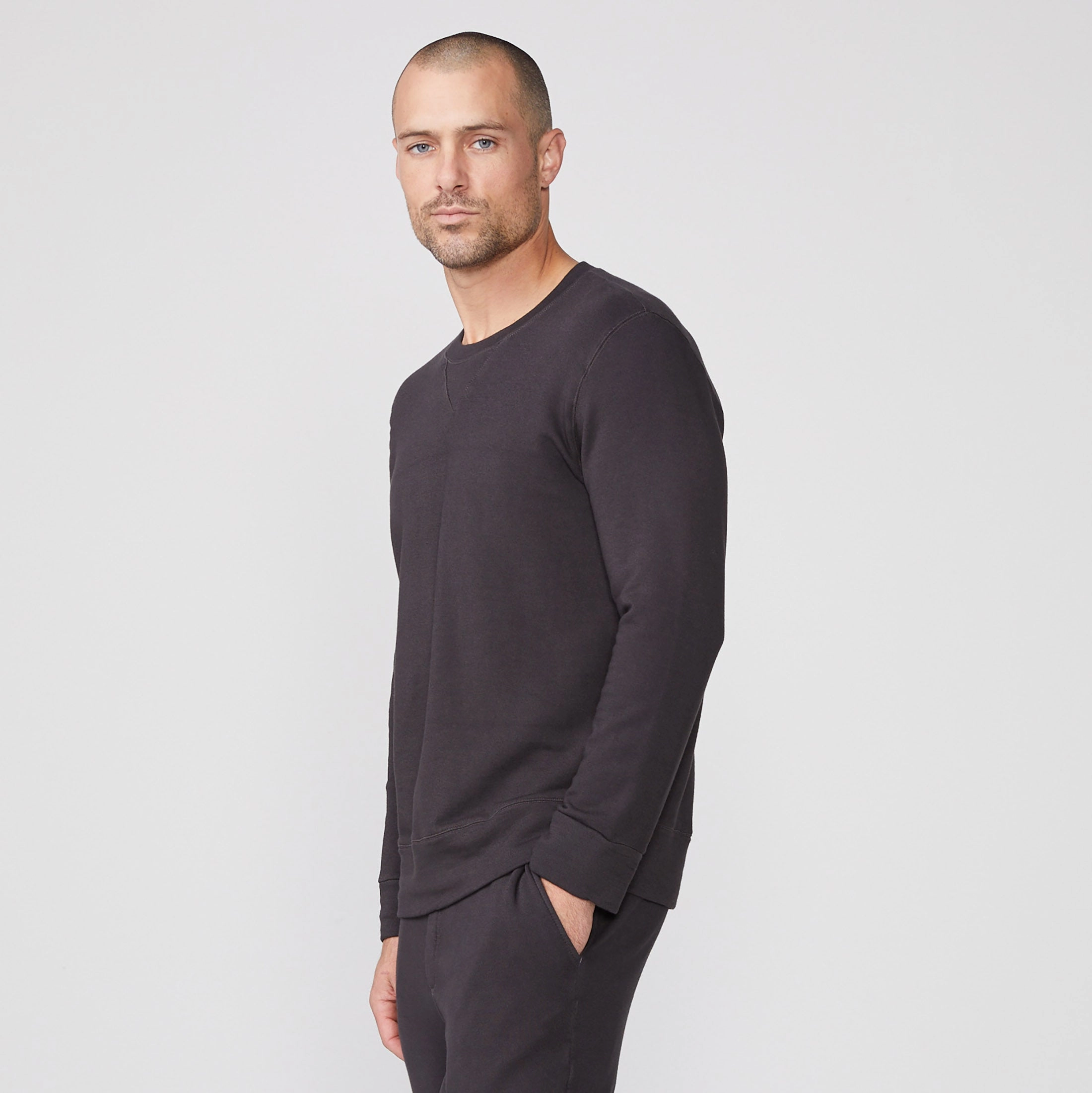 Supersoft Fleece Crew Neck Sweatshirt Warm Finish