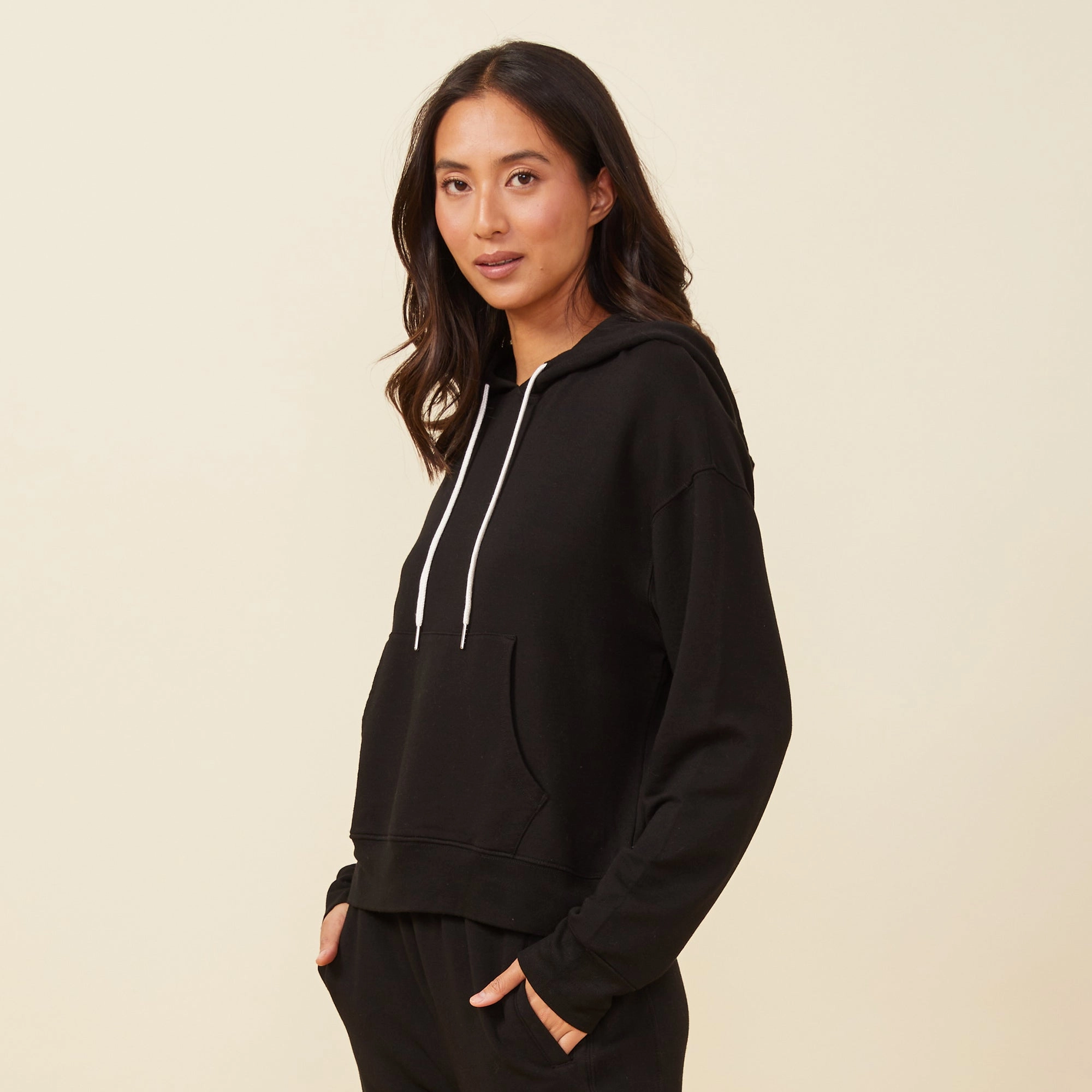 Supersoft Fleece Drawcord Hoody Everyday Essential