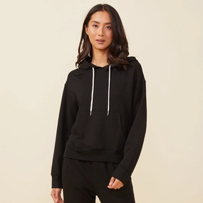 Supersoft Fleece Drawcord Hoody Flap Pockets Classic Street