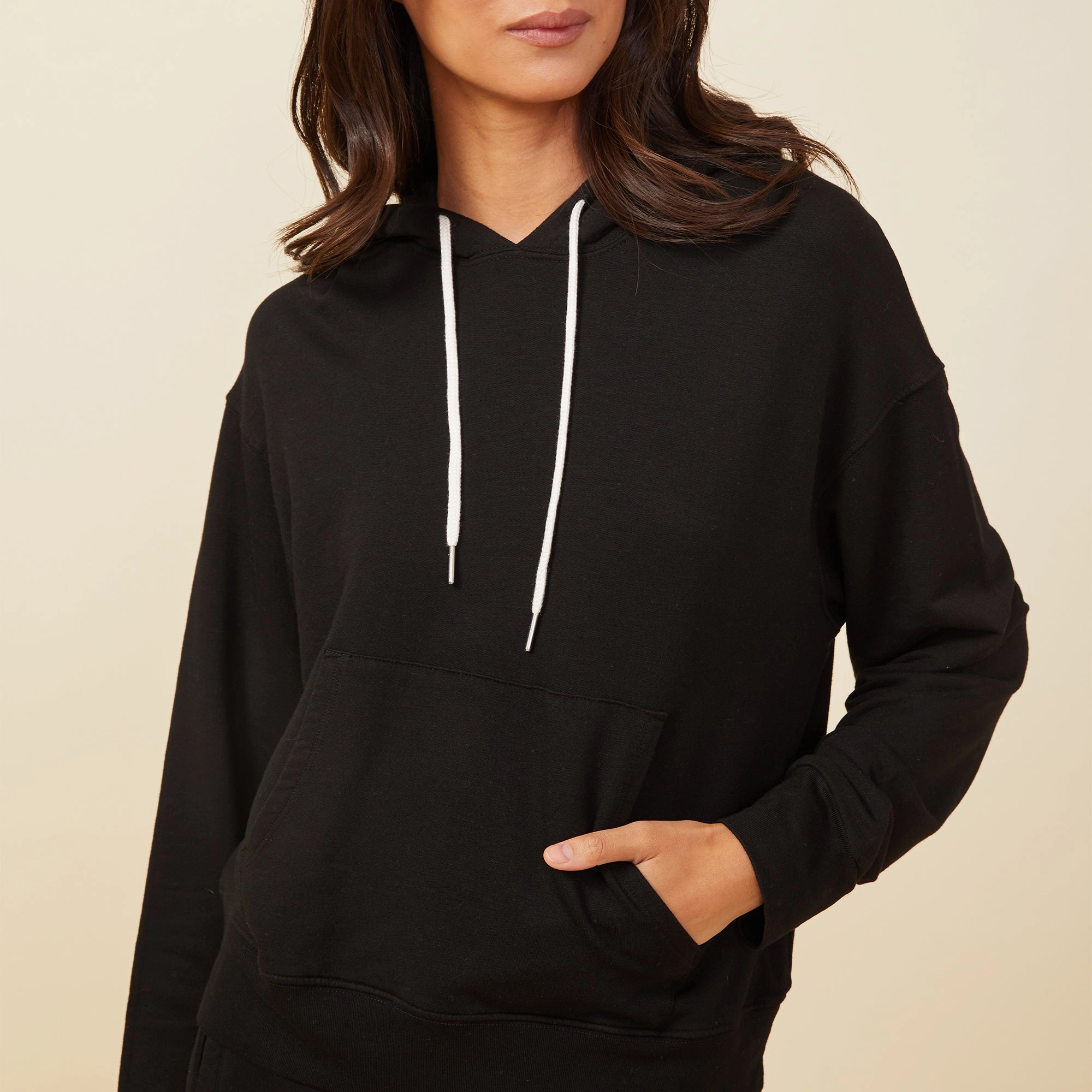 Supersoft Fleece Drawcord Hoody Versatile Edge