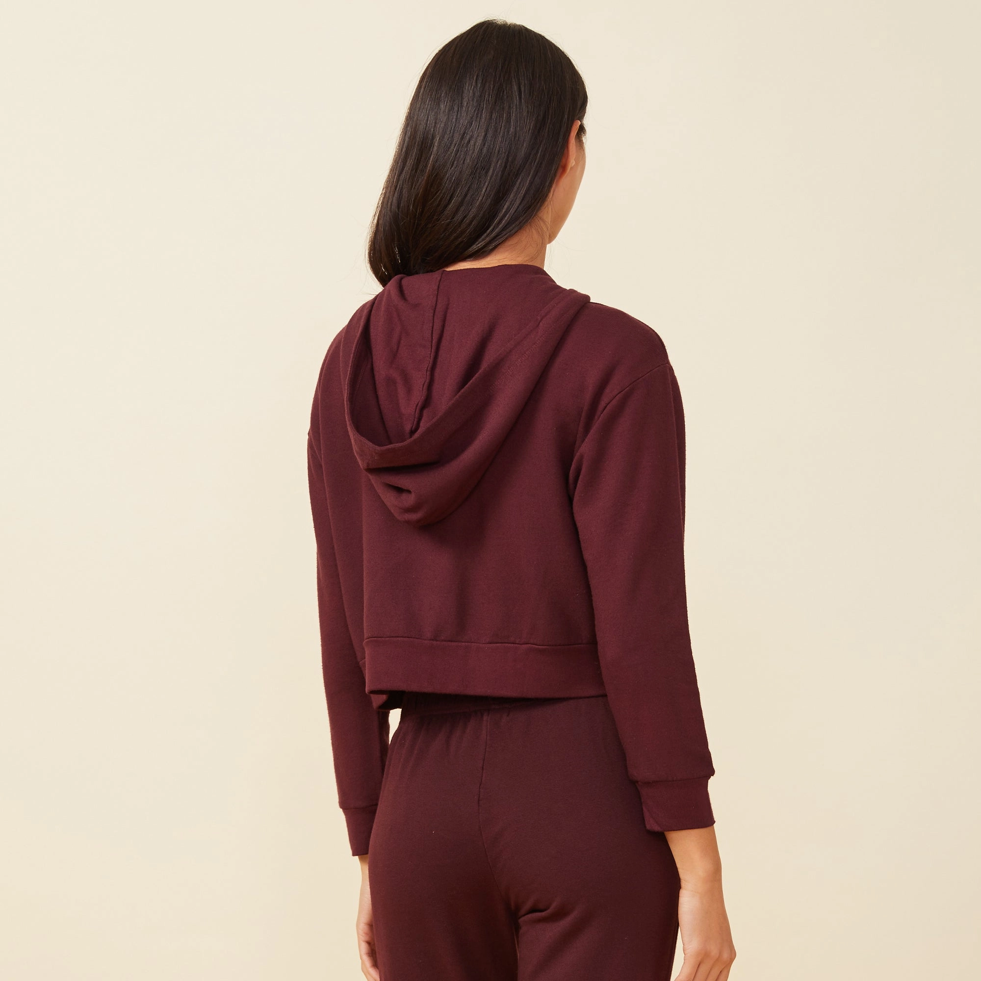 Supersoft Fleece Girlfriend Zip Up Hoody Sleek Look