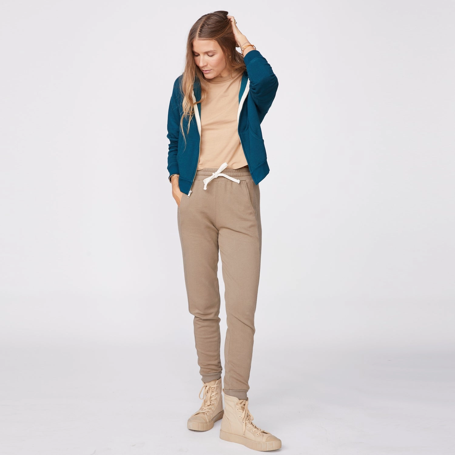 Supersoft Fleece Girlfriend Zip Up Hoody Smart Trend