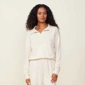 Mindful Fashion Refined Conference Supersoft Fleece Polo Sweatshirt