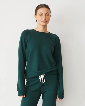 Gala Look Luxury Worker Supersoft Fleece Vintage Raglan