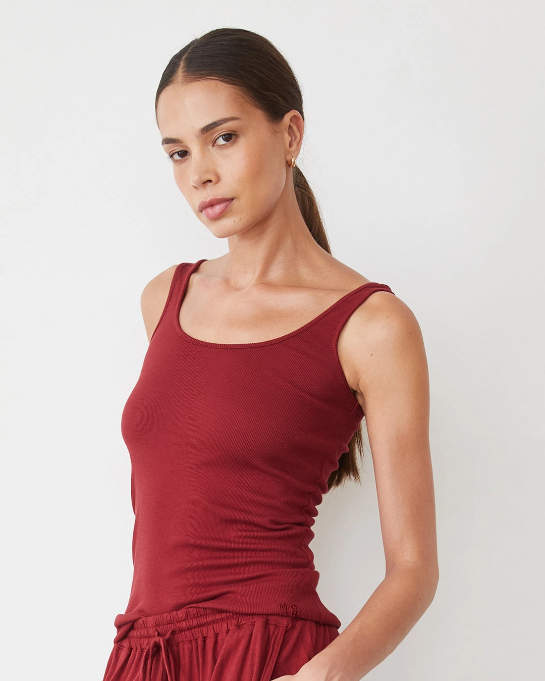 Supimaluxe Rib Scoop Neck Tank professional quality