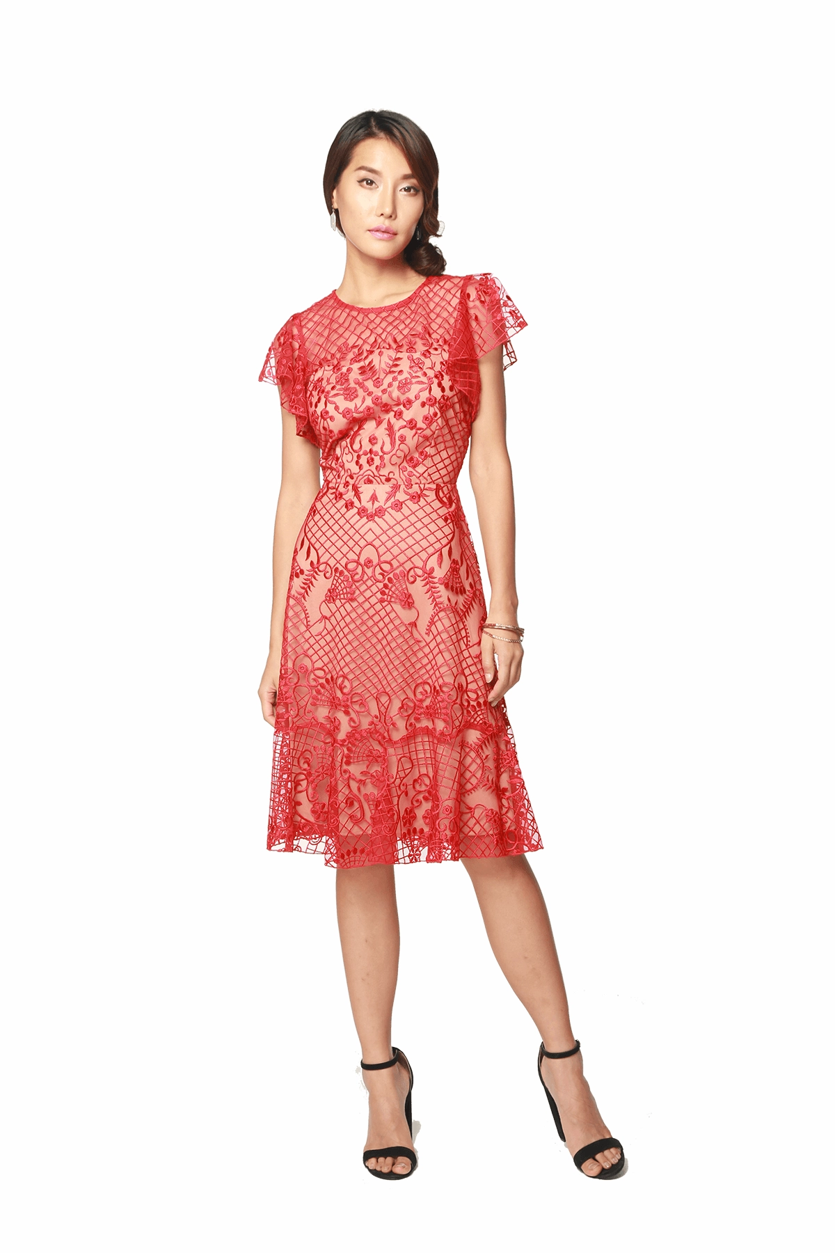 Sweet Style Churchill Dress - Ruby Dutchess