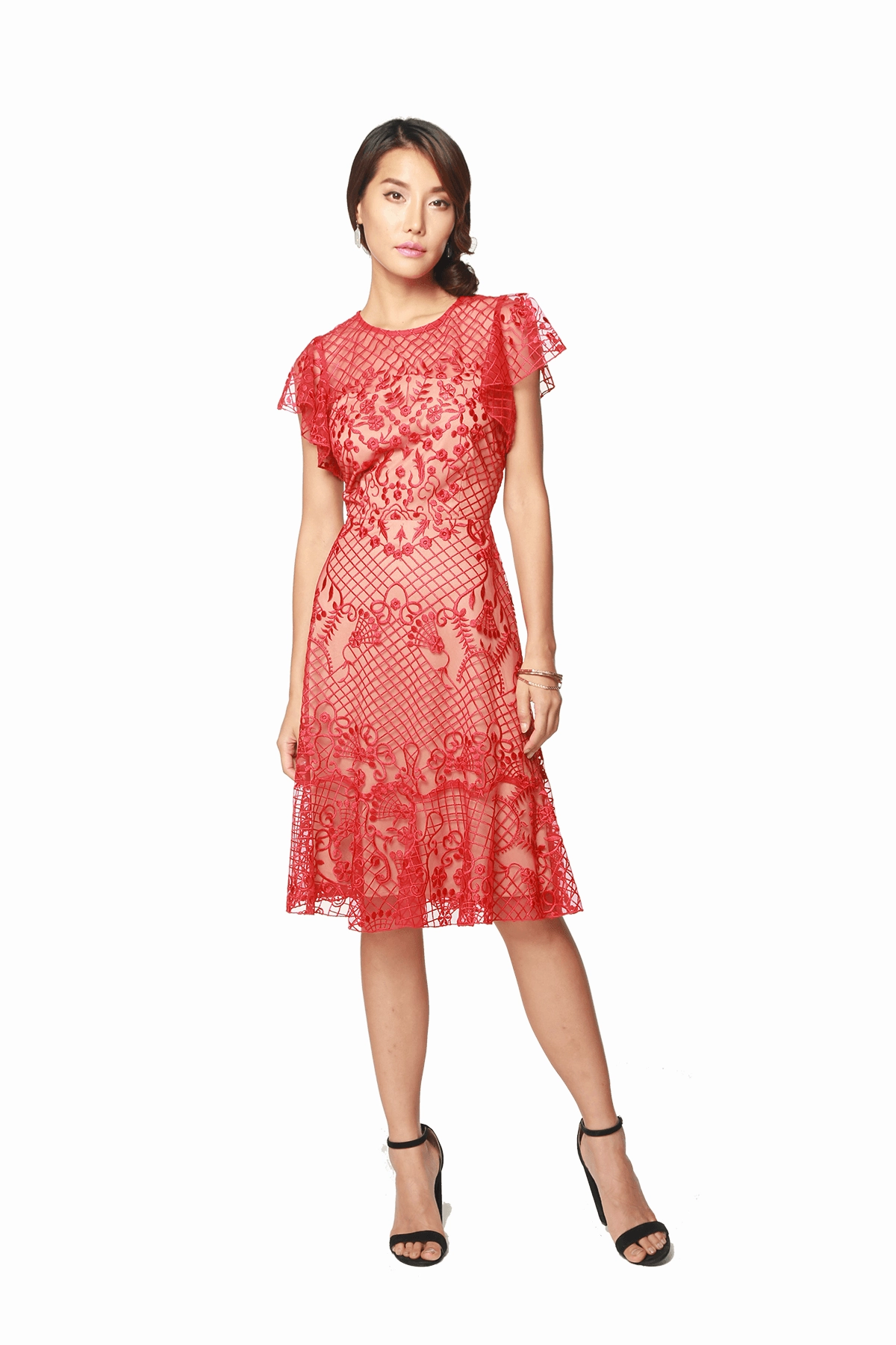 Sweet Style Churchill Dress - Ruby Dutchess