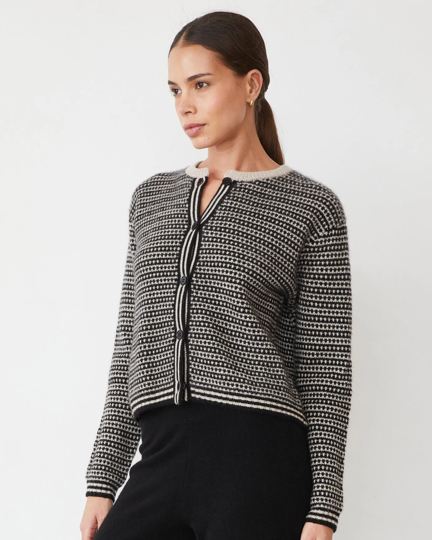 Tailored Clean Cashmere Cardigan