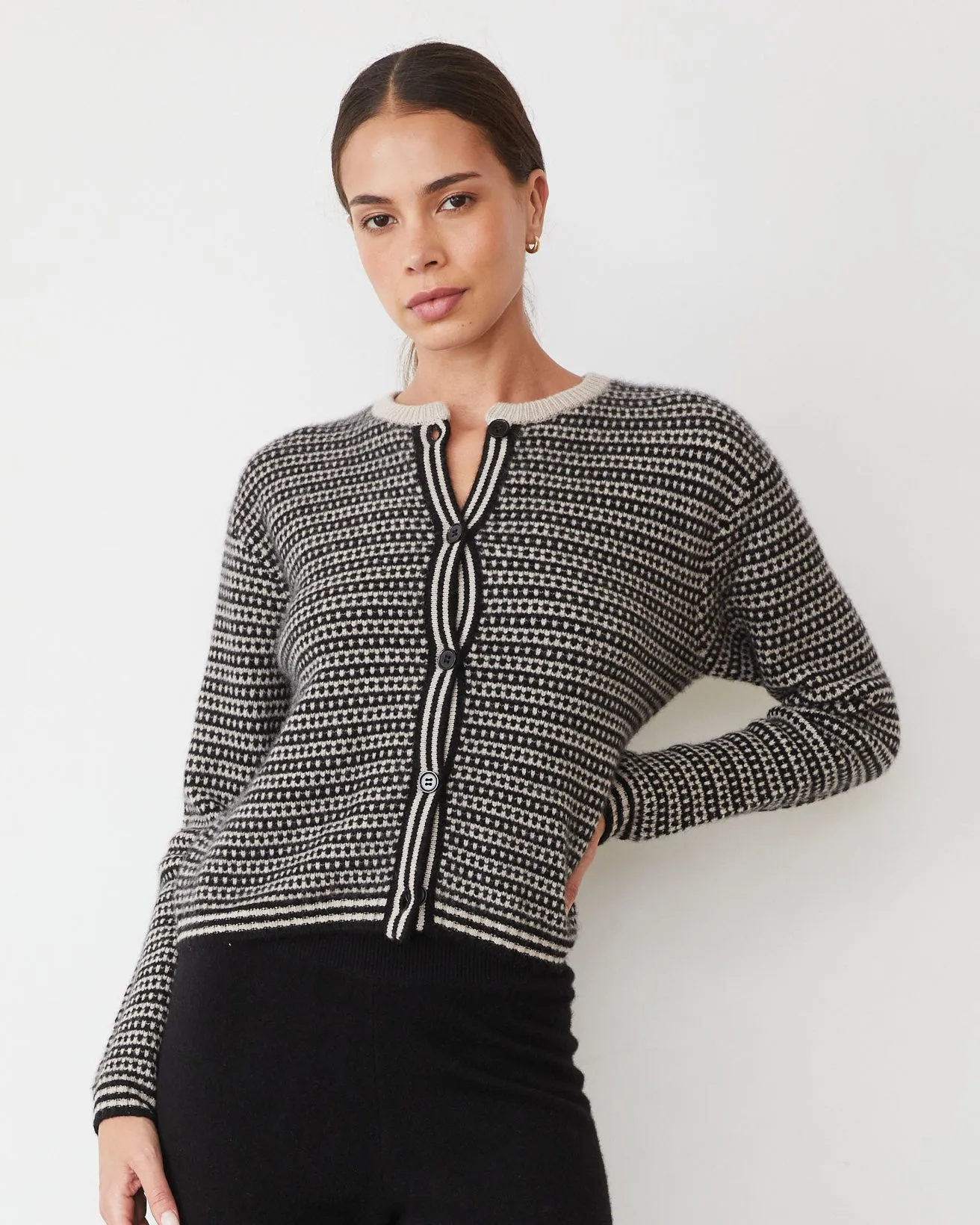 Tailored Clean Cashmere Cardigan