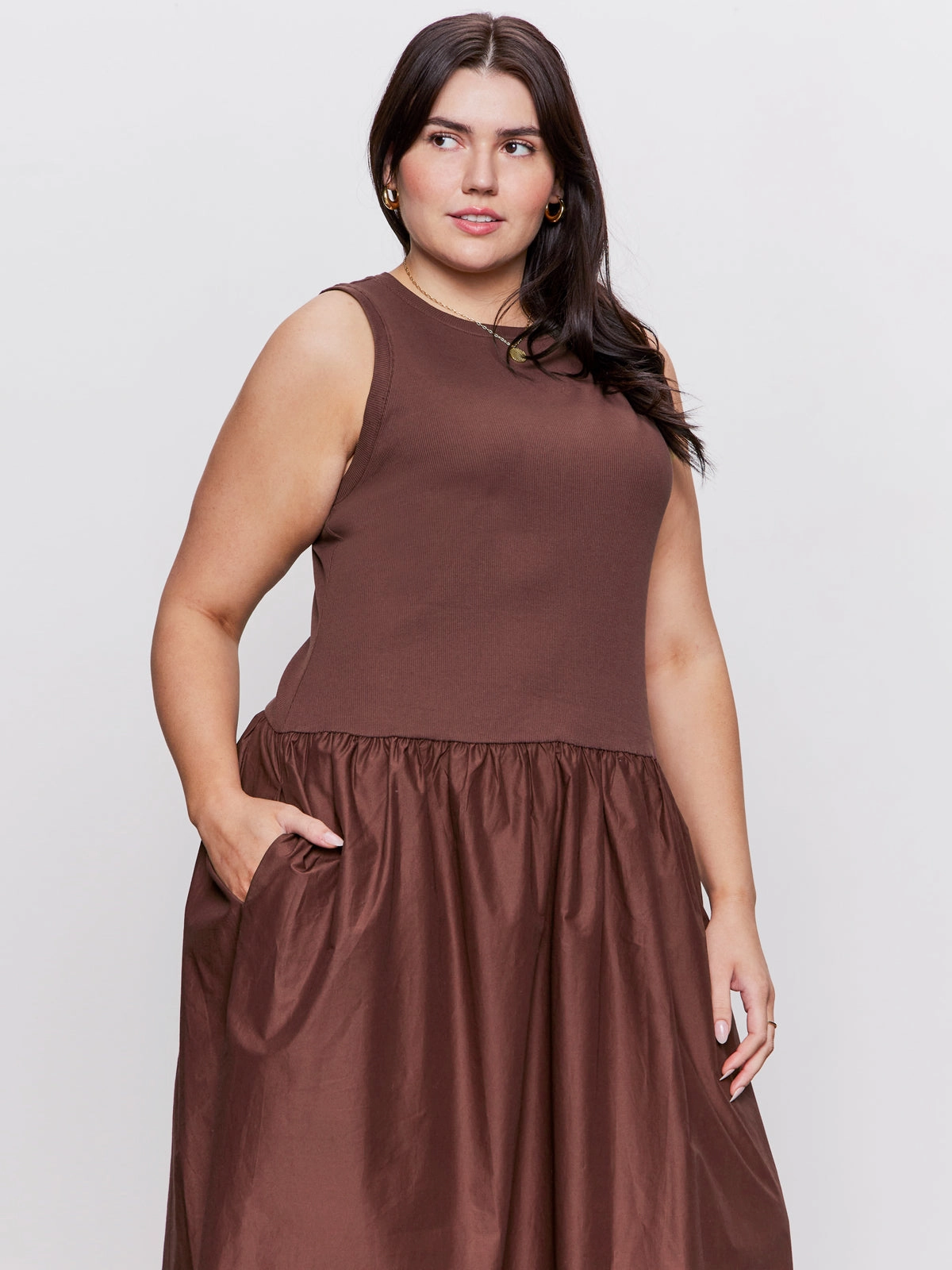 Take Me Away Midi Dress Mesa Extended Sizing Dip Dye