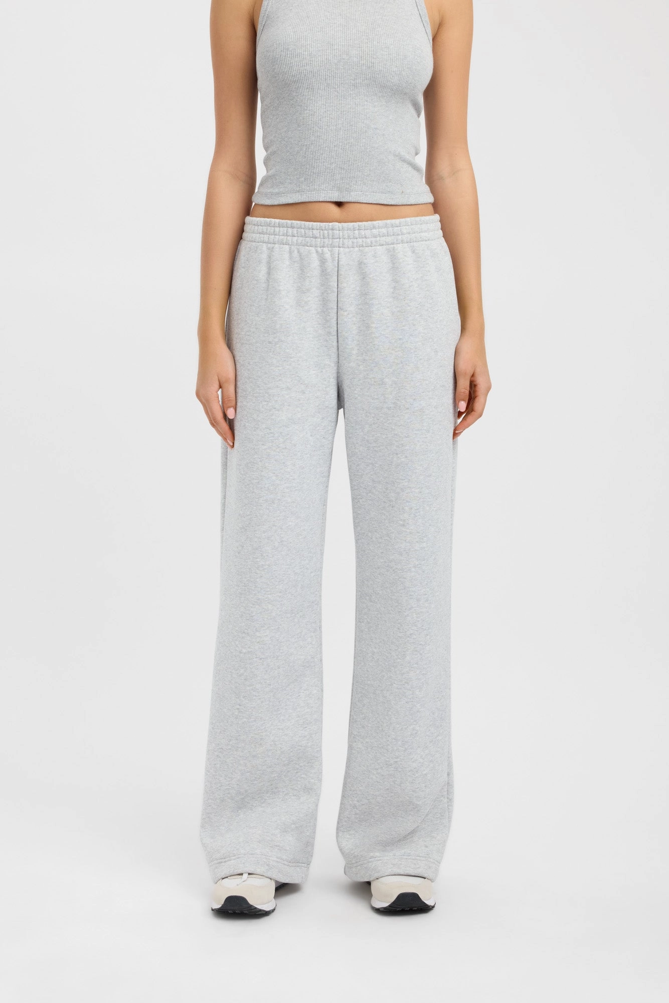 Tate Wide Leg Trackpant Comfortable Stretch