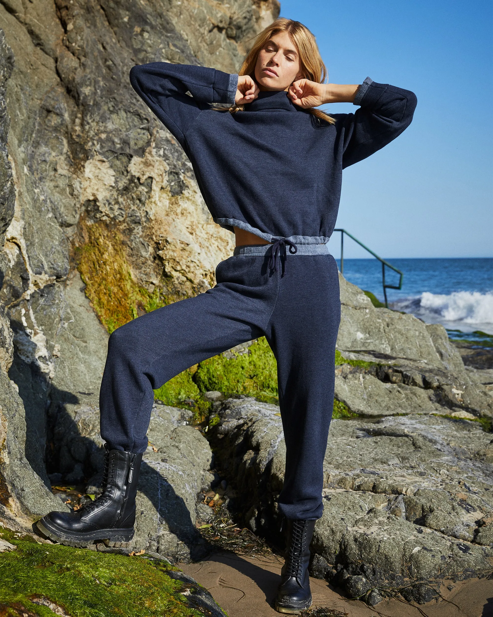 Timeless Worker Teddy Fleece Funnel Pullover