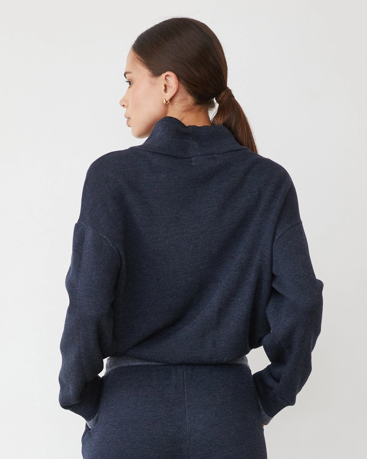 Teddy Fleece Funnel Pullover Iconic Style