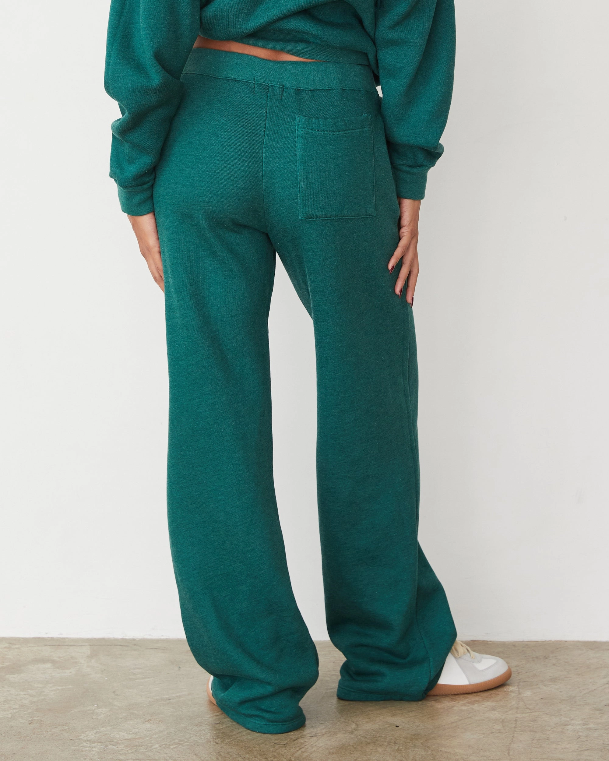 Teddy Fleece Oversized Straight Leg Sweat Capri