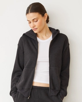 Comfortable fit for lounging Teddy Fleece Relaxed Zip Up Hoody
