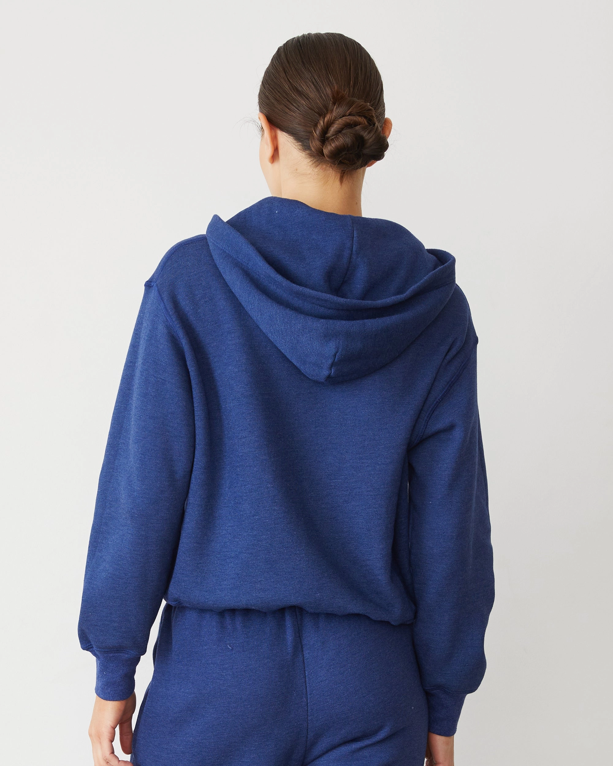 Teddy Fleece Relaxed Zip Up Hoody Unique Quality