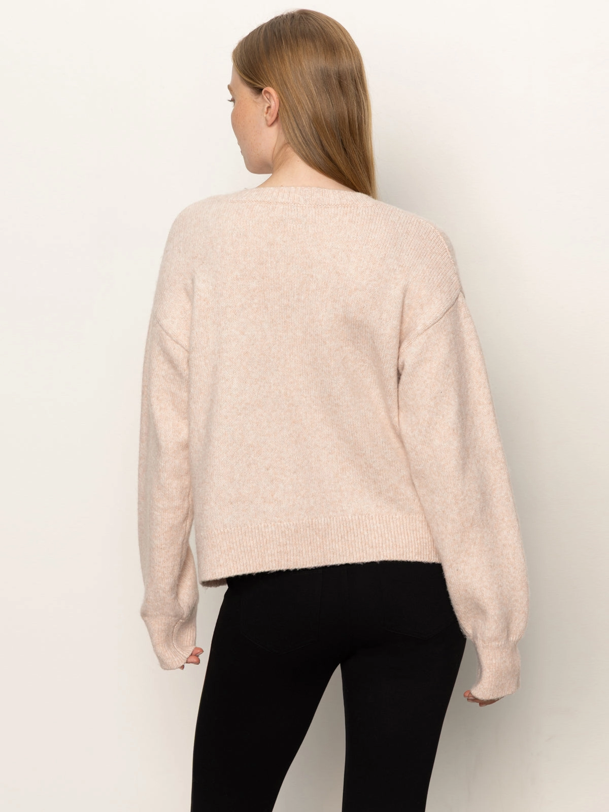 Textured Fabric Must-Have Cardi Heather Rose
