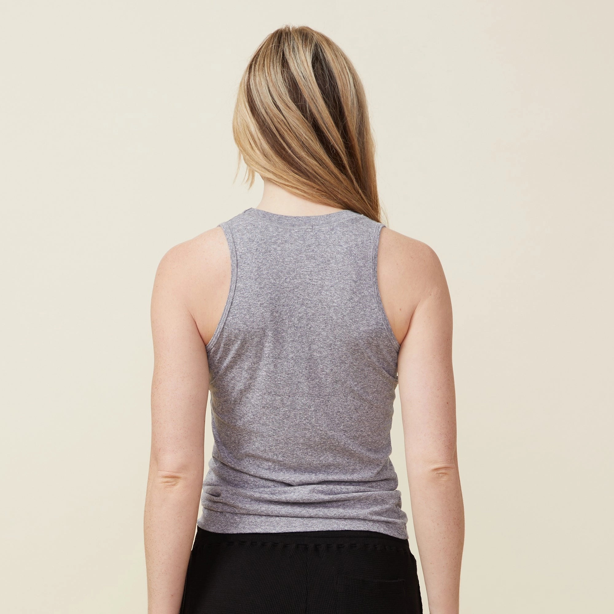 Textured Tri-Blend Narrow Tank Women's Vest