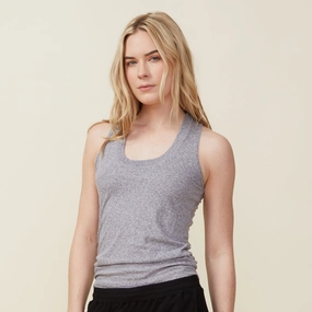 Flattering fit waistcoat Layering option for spring Textured Tri-Blend Narrow Tank