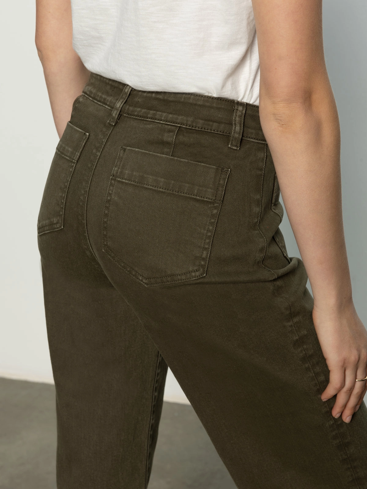 The Marine Standard Rise Denim Pant Fatigue Stylish Profile