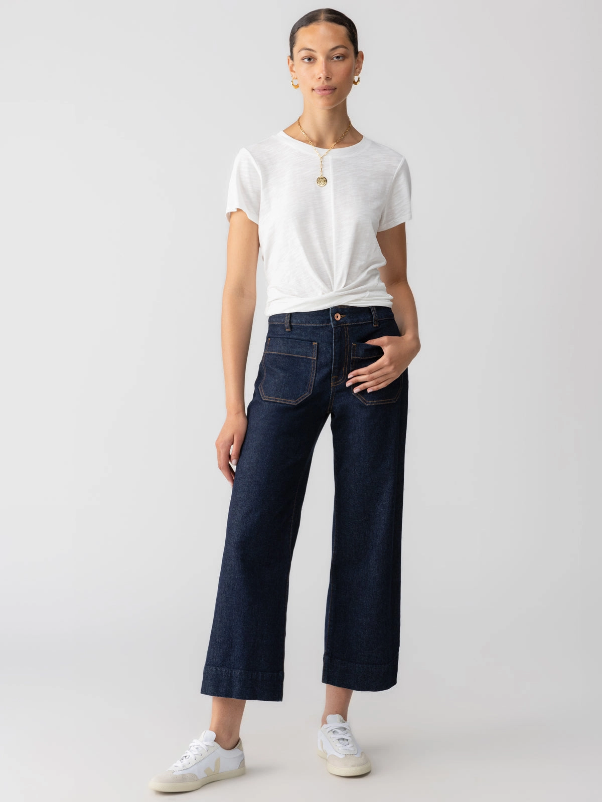 The Marine Standard Rise Denim Pant Magnetic Flattering Design