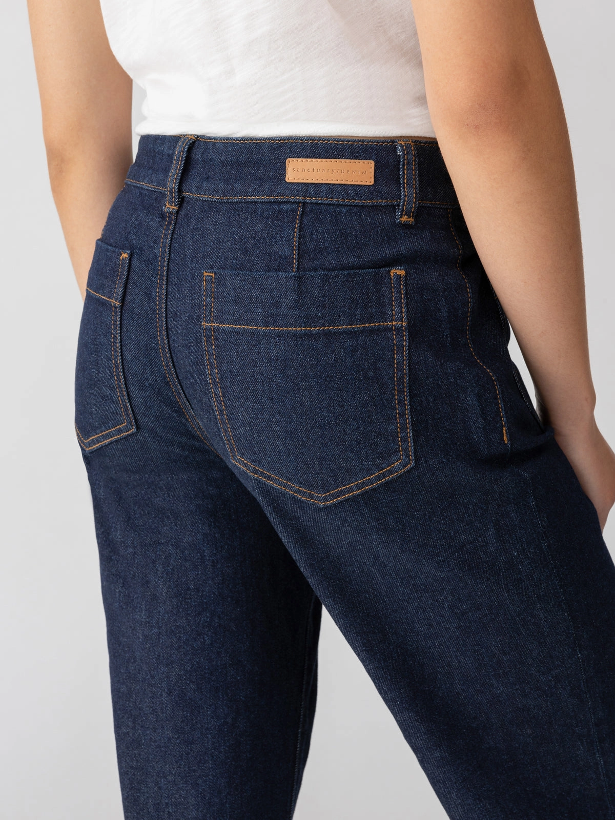 The Marine Standard Rise Denim Pant Magnetic Flattering Design