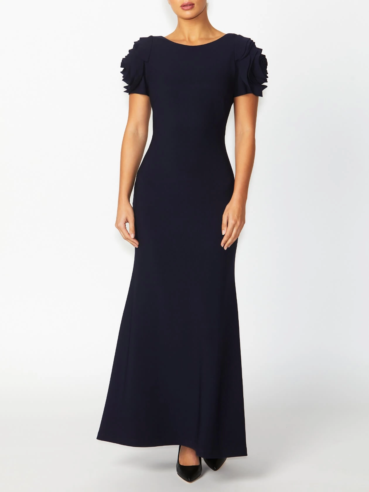 Thea Navy Gown Colorful Wear