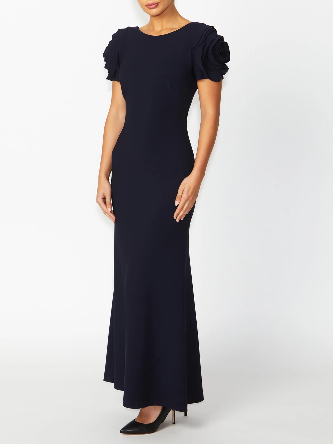 Thea Navy Gown Colorful Wear