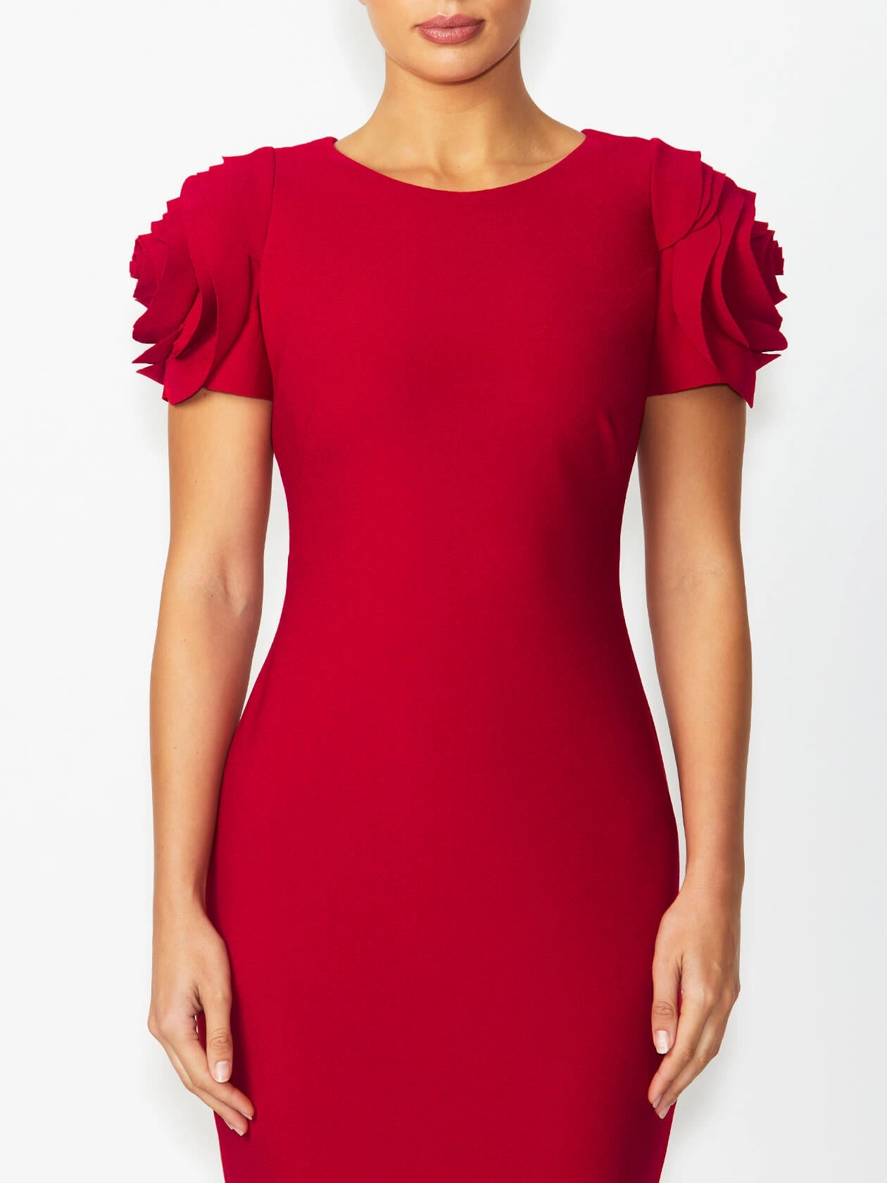 Thea Red Dress Drawstring Waist