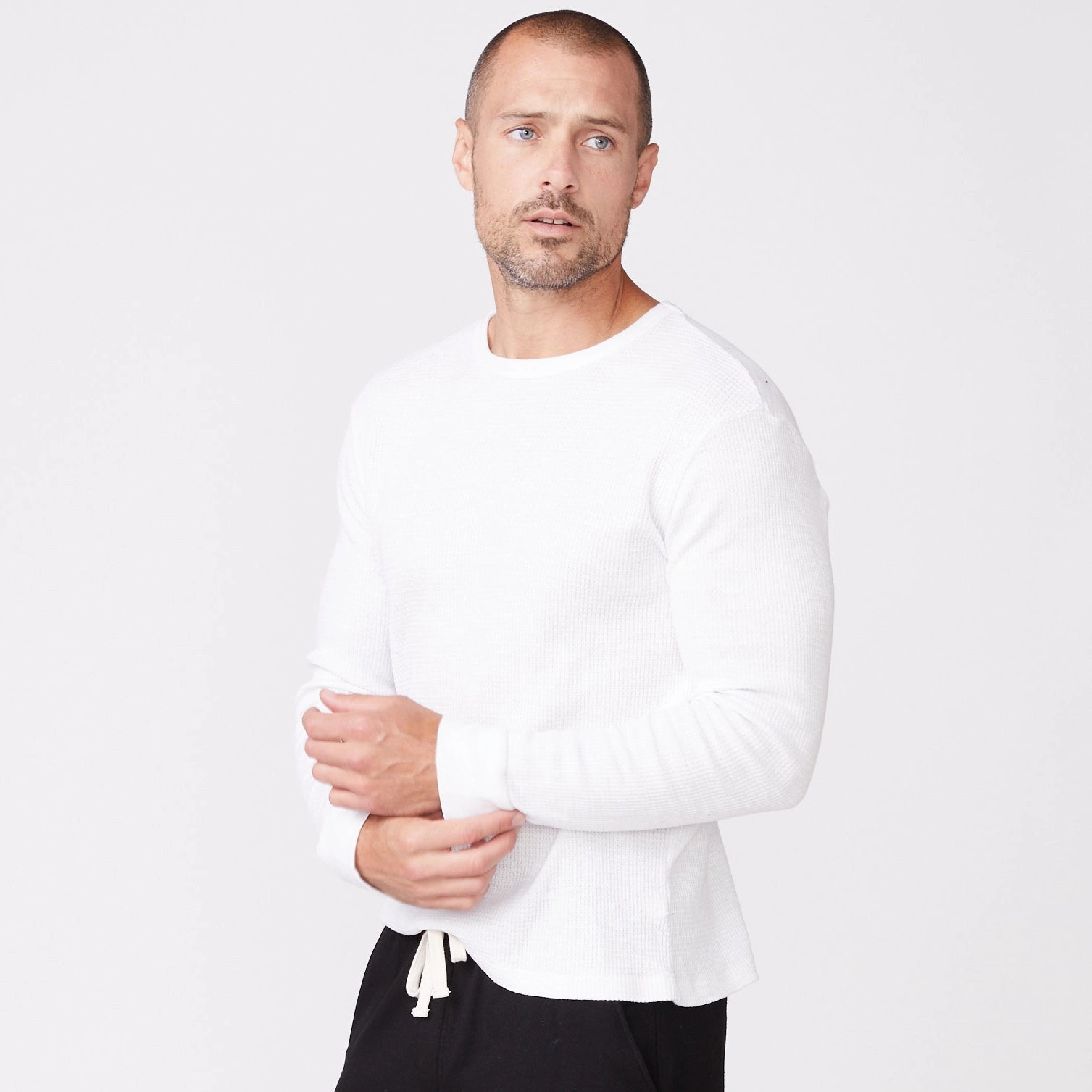 Thermal Long Sleeve Crew Fashion Trend