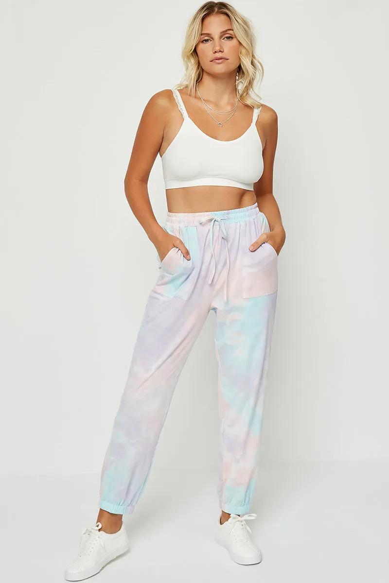 Soft Structure Tie-Dye Drawstring Jogger