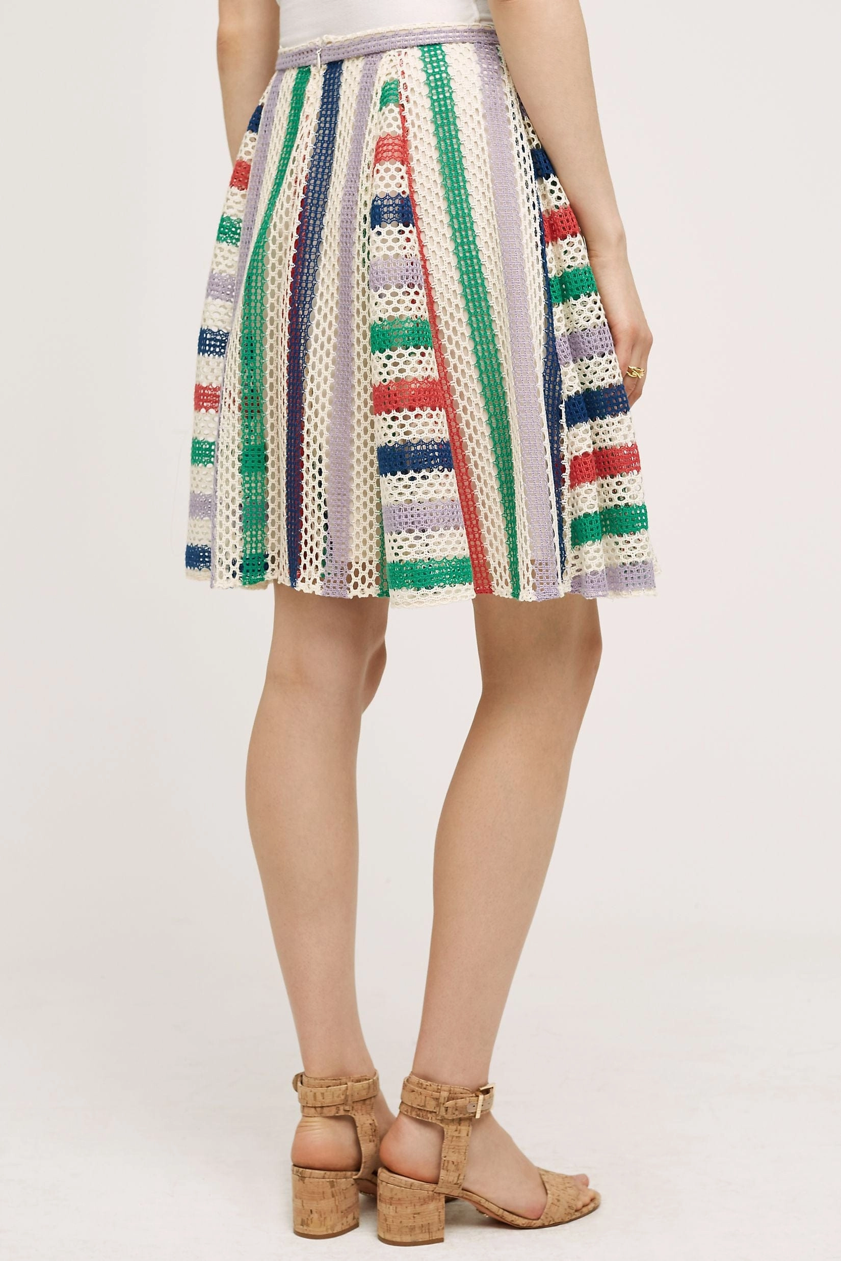 Tiered Layers Tuxedo Skirt - Arriba