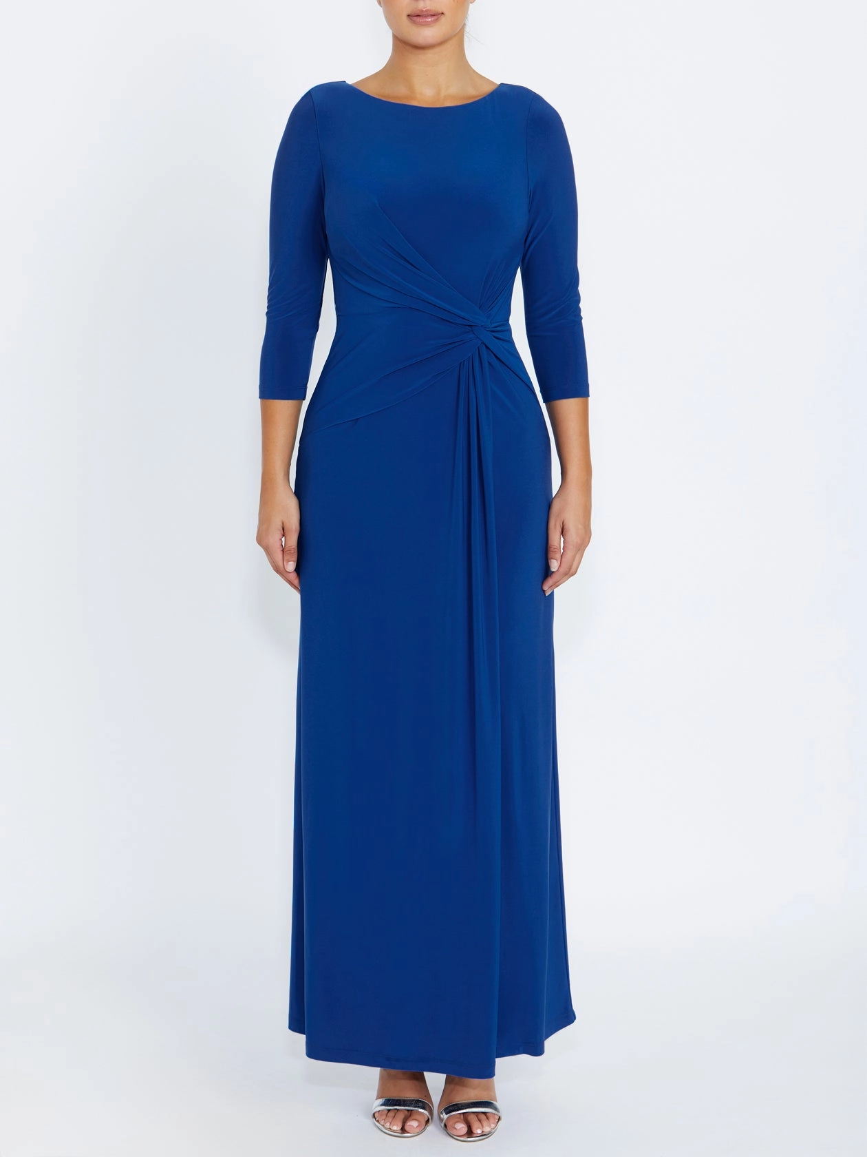 Tiffany Azure Jersey Gown Vibrant Movement