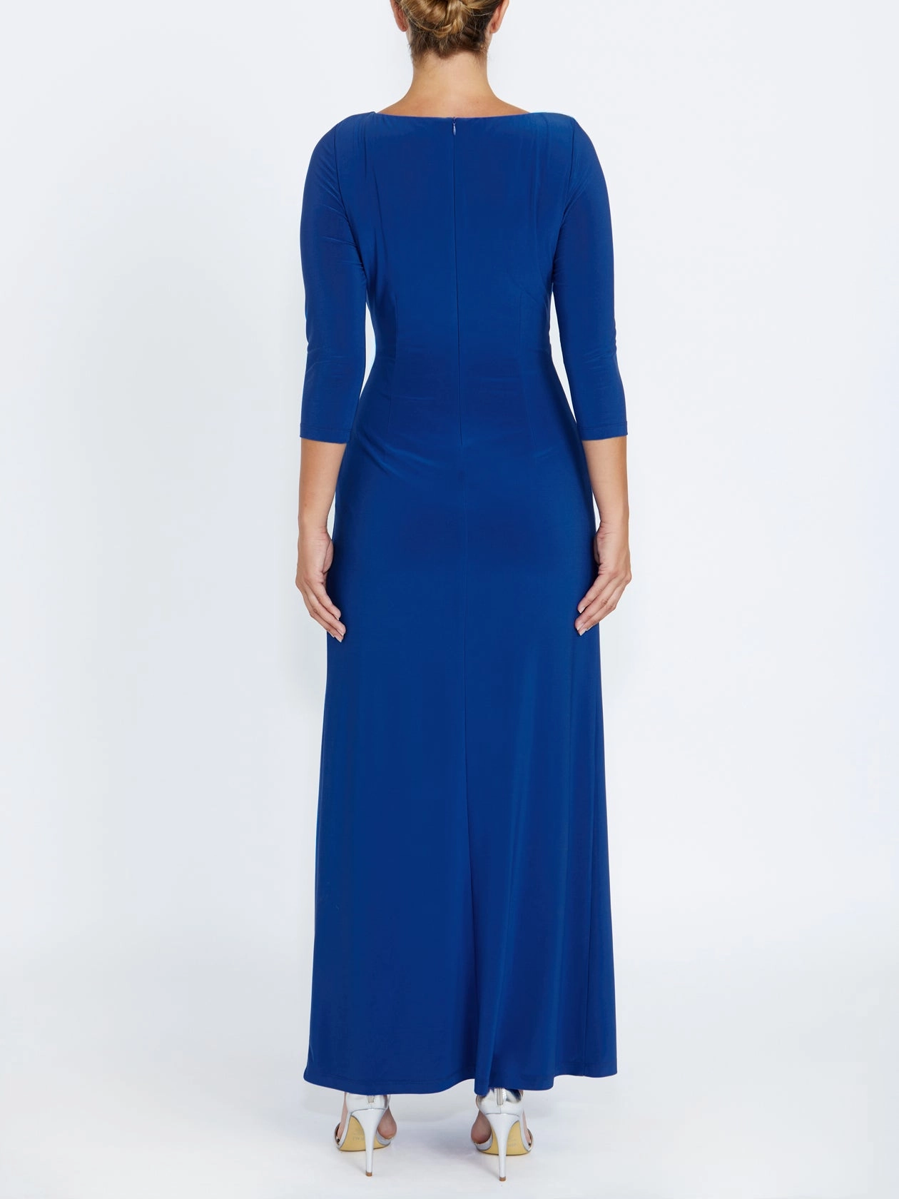 Tiffany Azure Jersey Gown Hippie Fashion