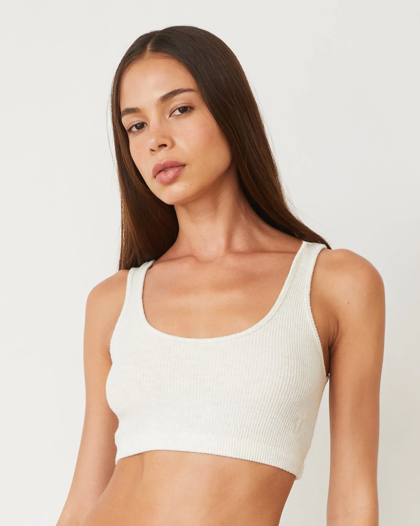 Brushed Rib Bralette Sustainable Fabric
