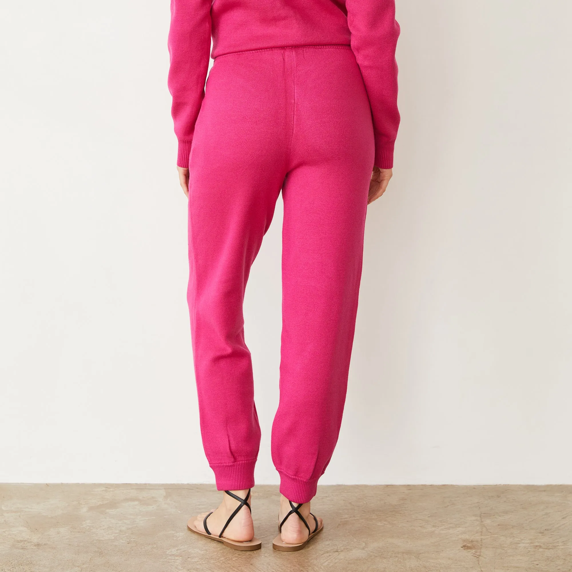 Timeless Quality Soft Knit Cuffed Jogger