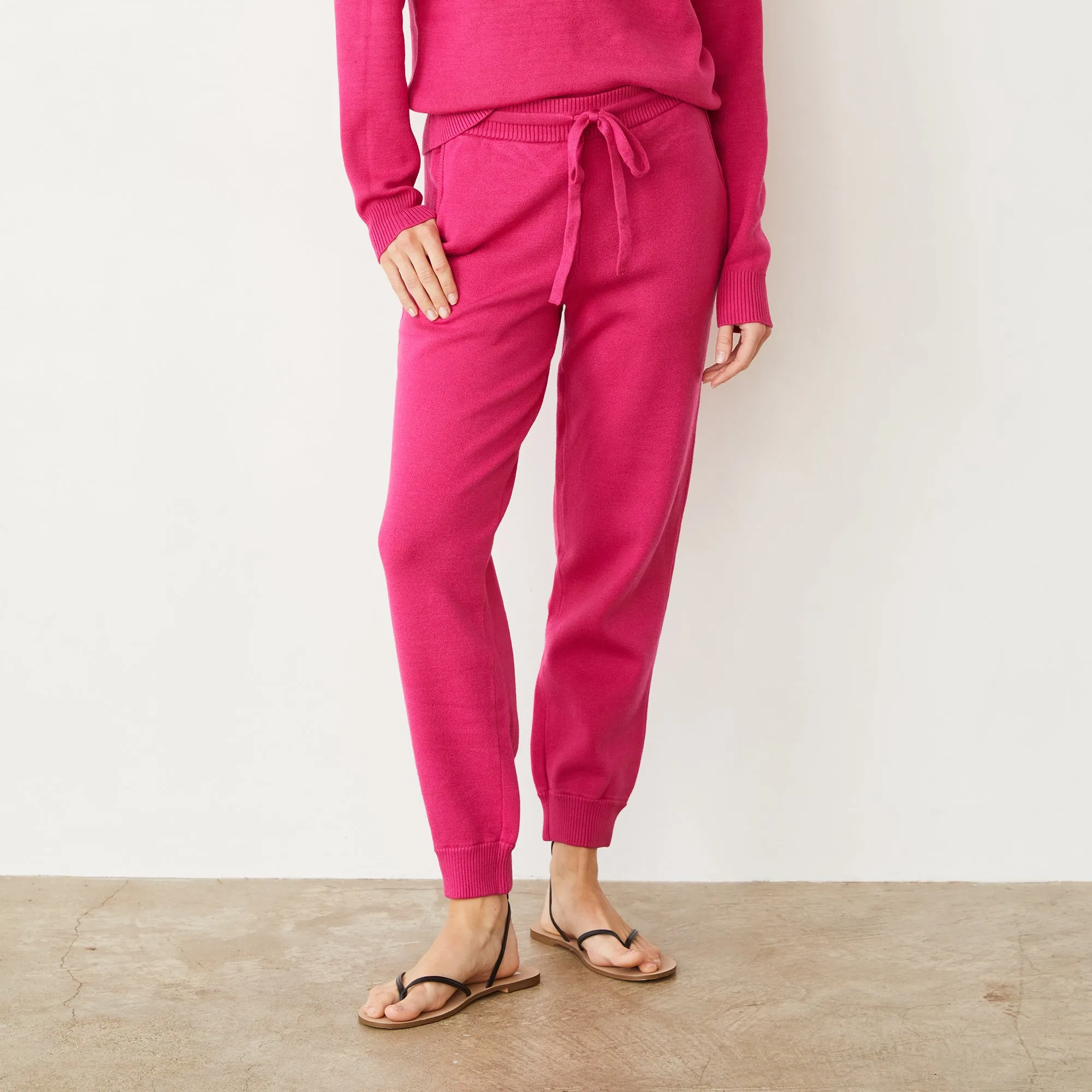 Timeless Quality Soft Knit Cuffed Jogger