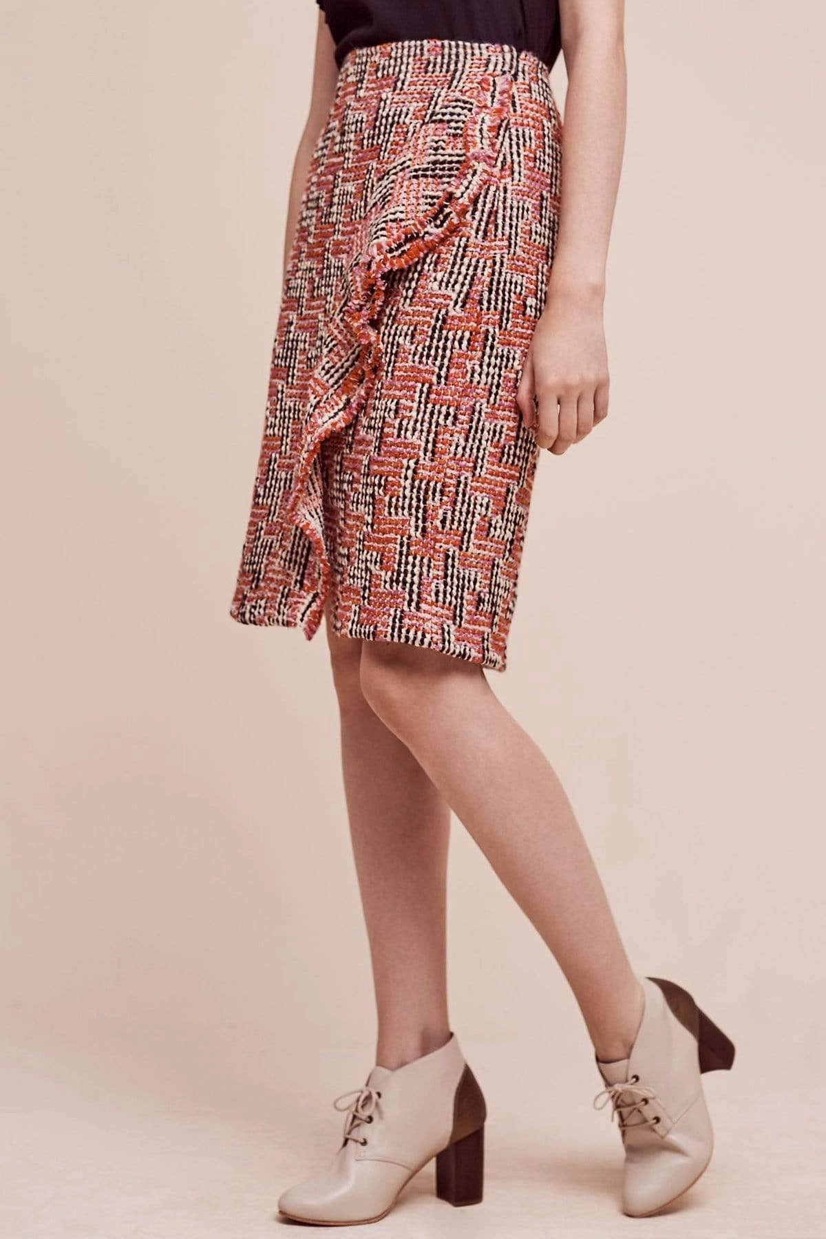 Timeless Texture Tweed Pencil Skirt