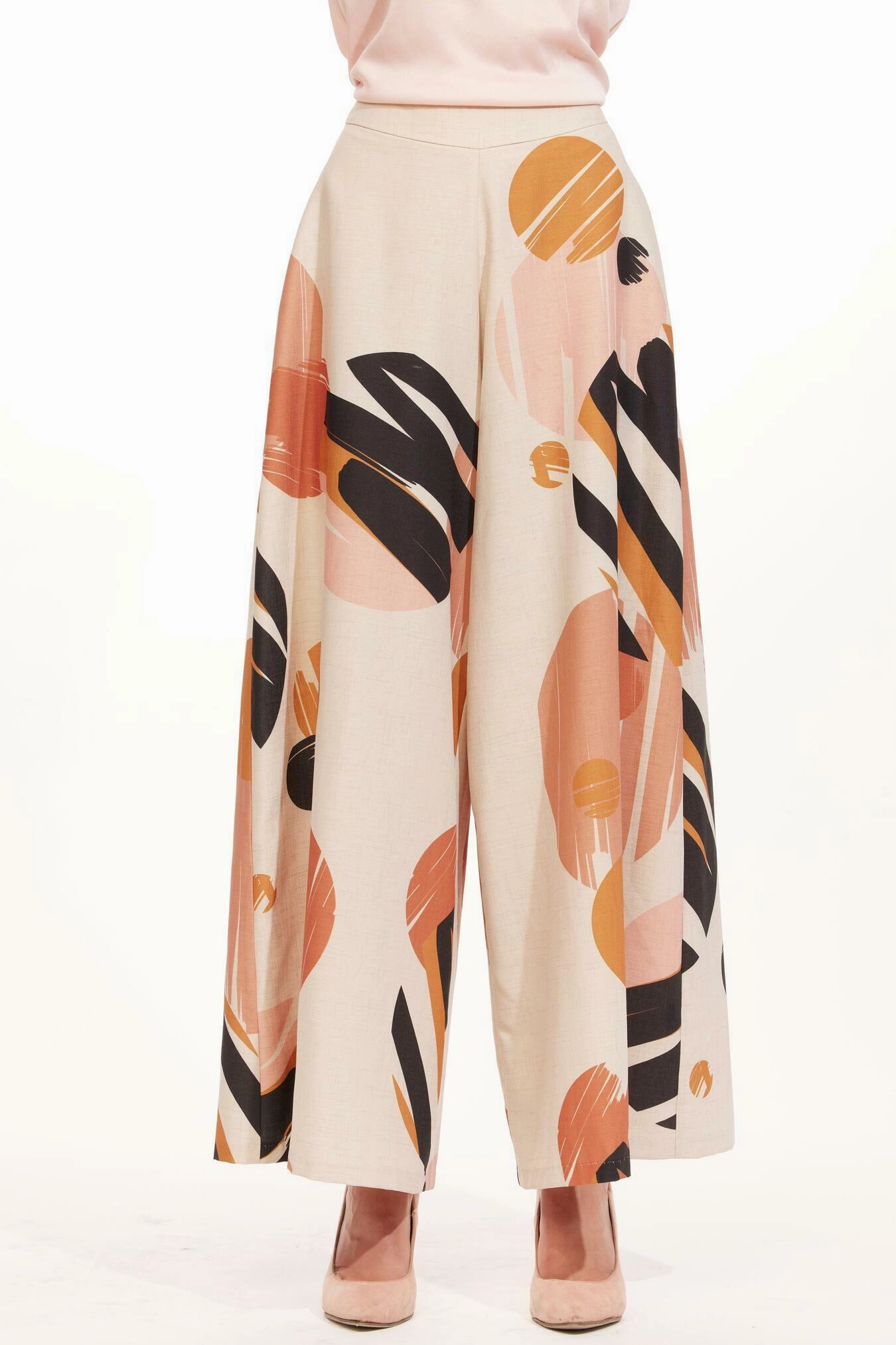 Torrey Pant - Terracotta Dot Euro-chic