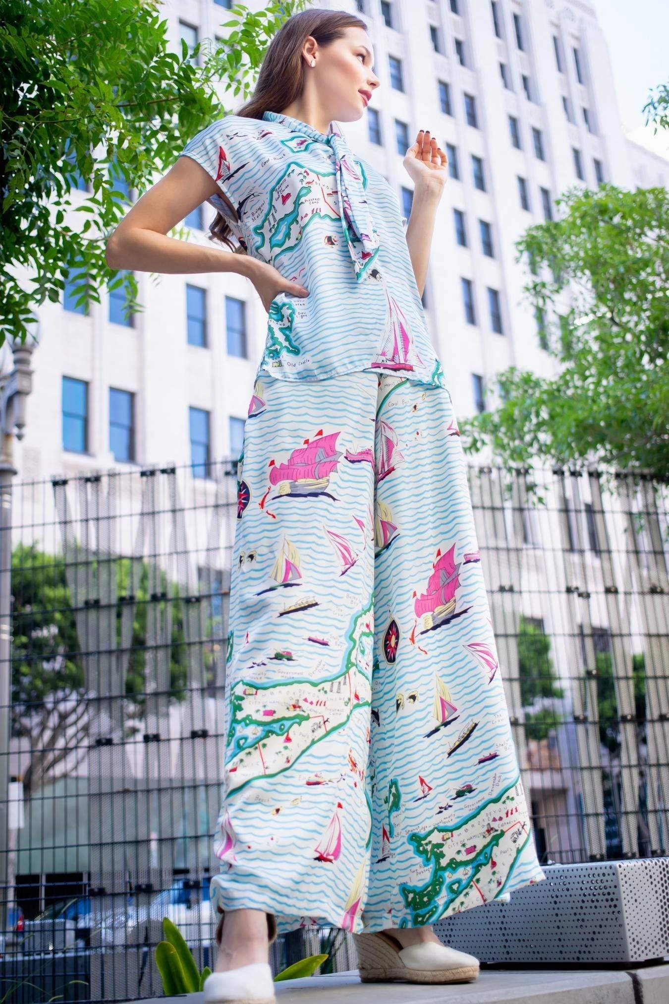 Torrey Pants - Sailboats Versatile