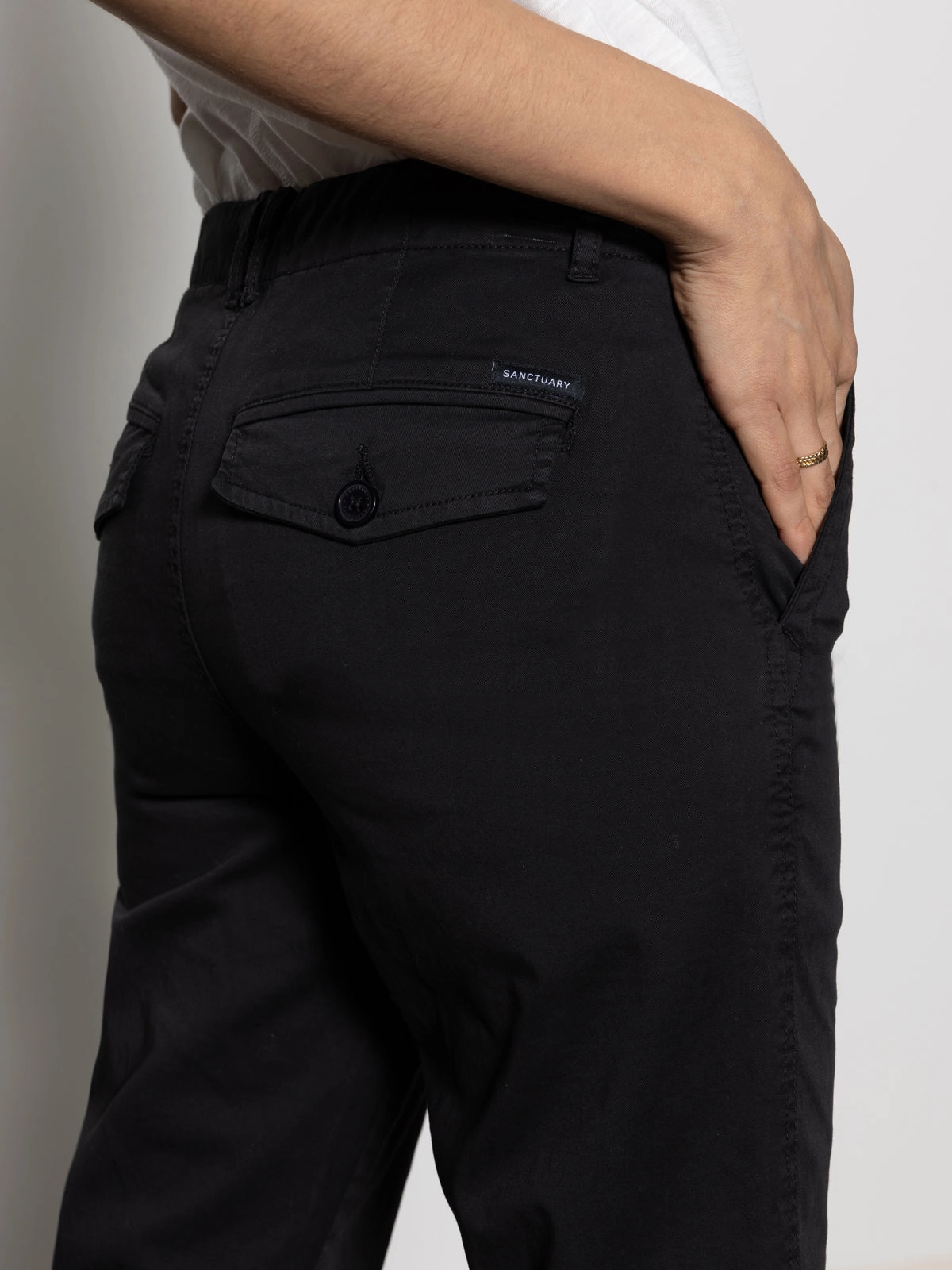 Trade Maker Standard Rise Pant Black Denim-blue