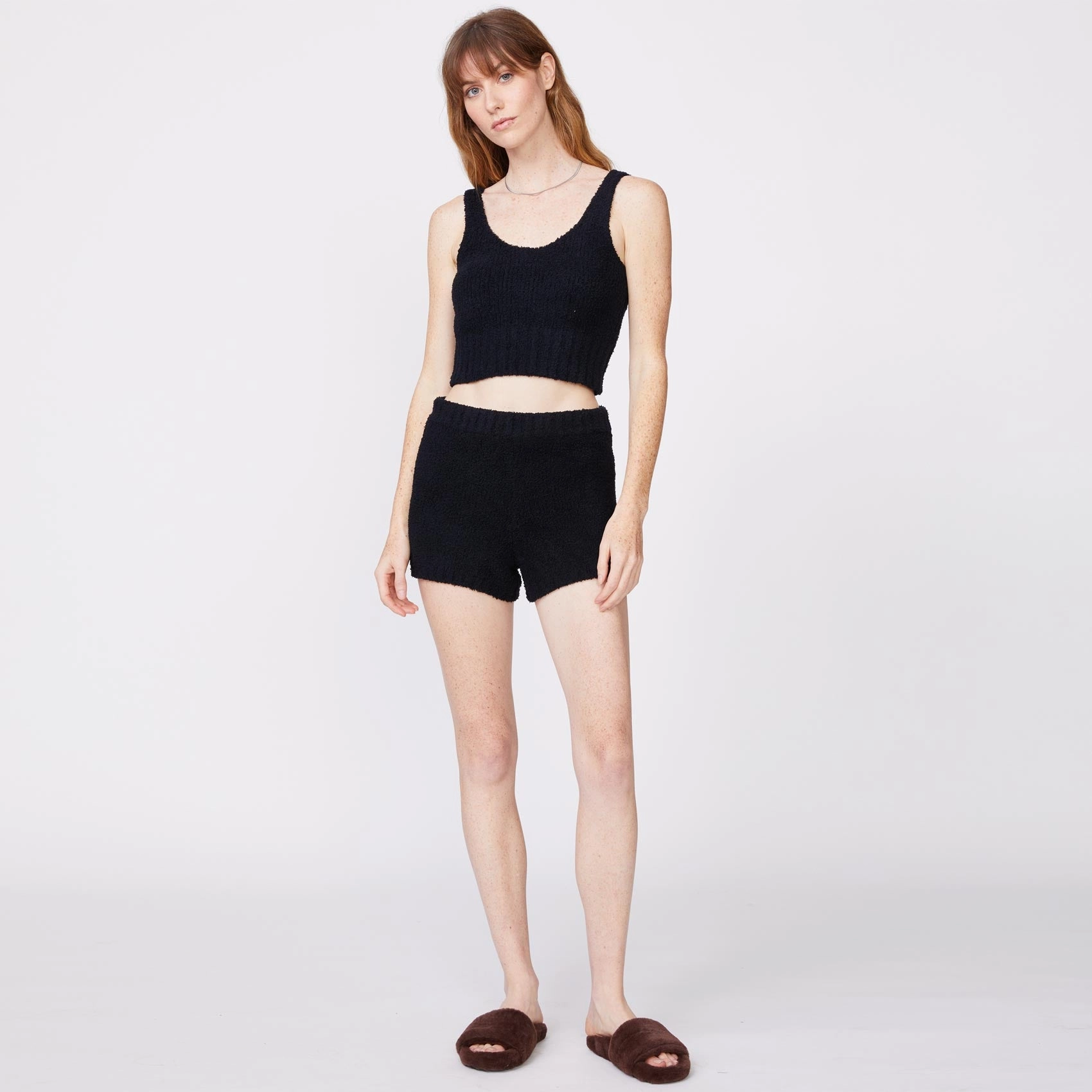 Travel Shorts Plush Sweater Shorts