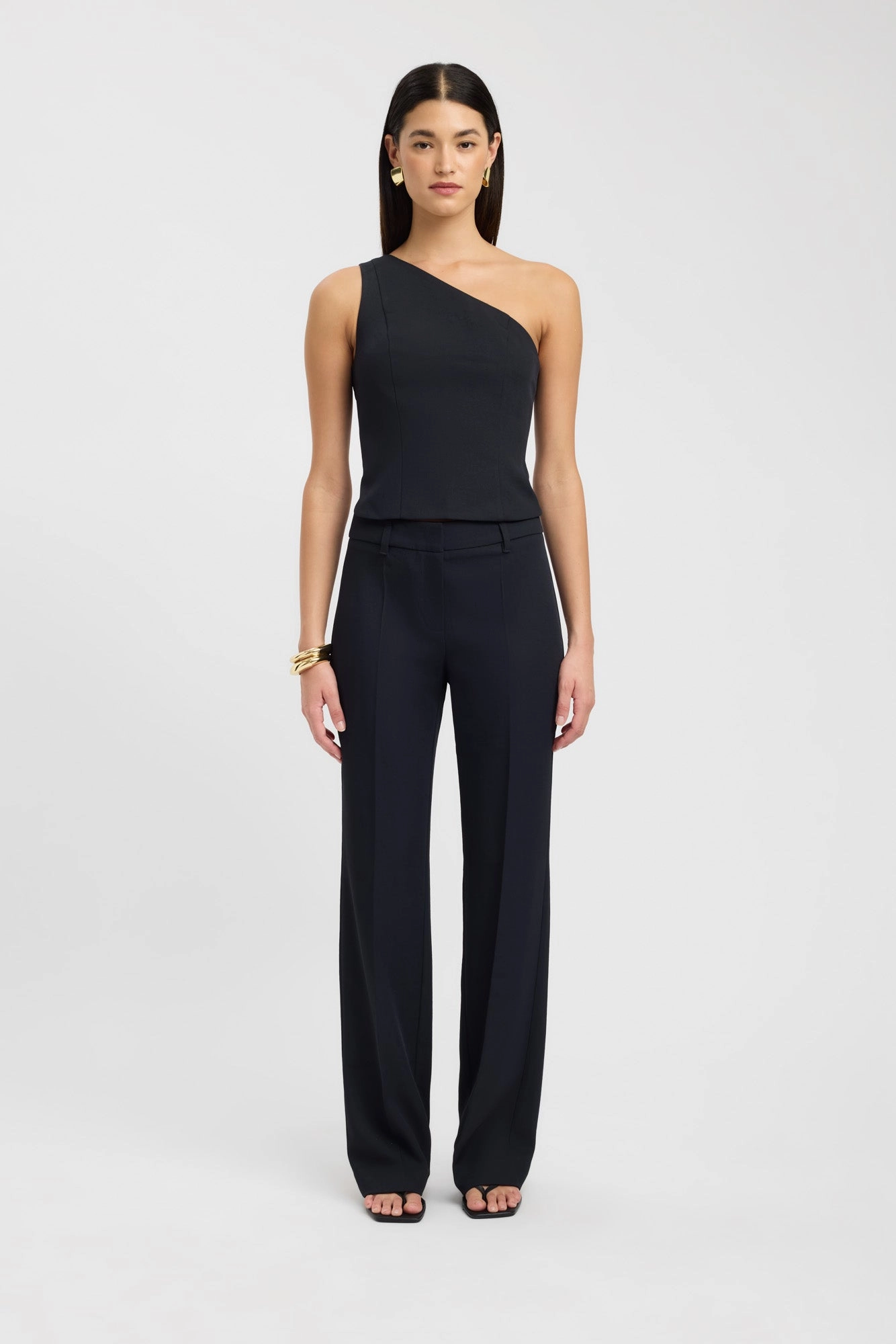 Frayed hem Ariel Suit Pant