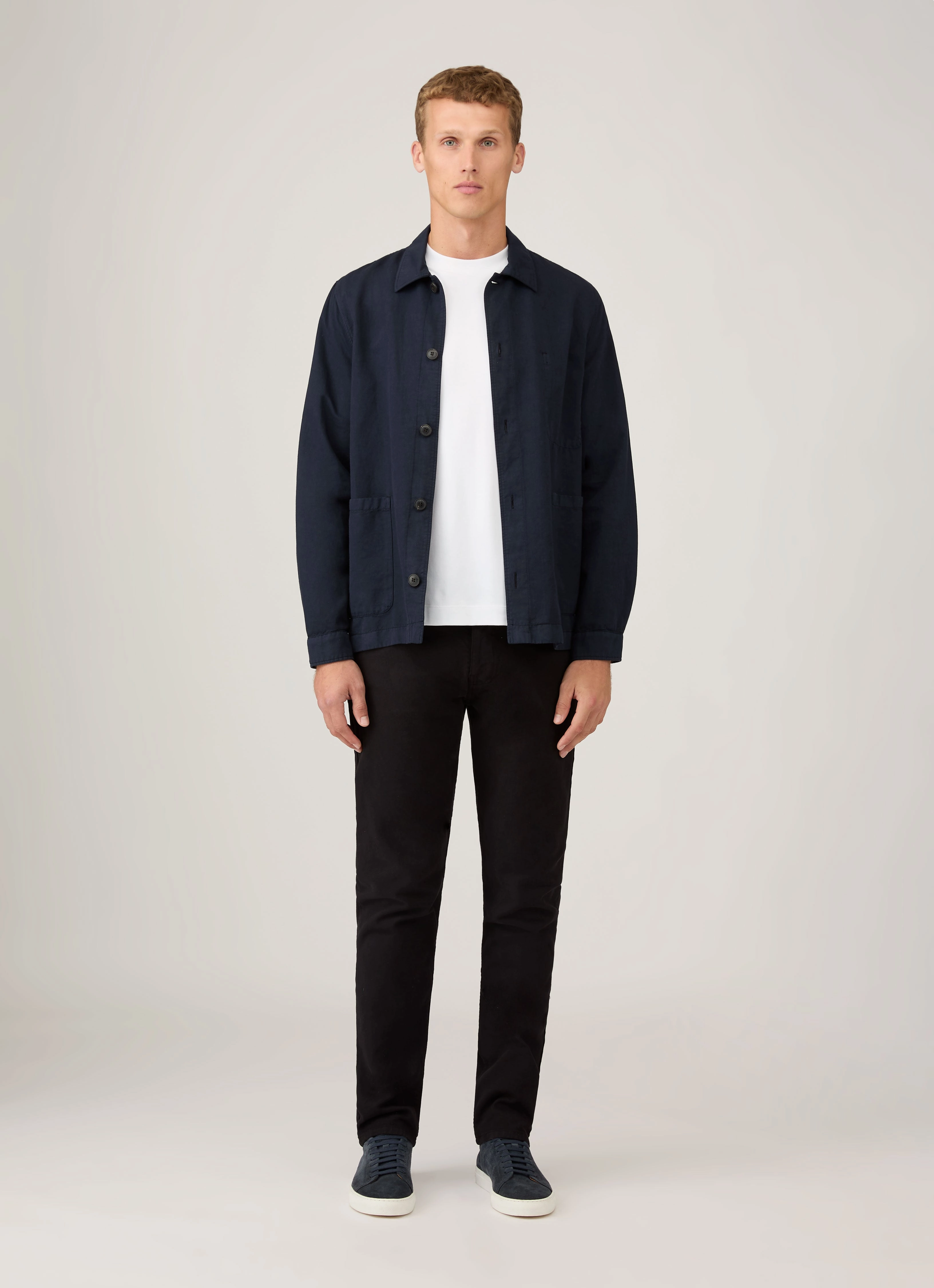 Trendy Pick Casual Men's Relaxed Fit Heavyweight T-shirt in White