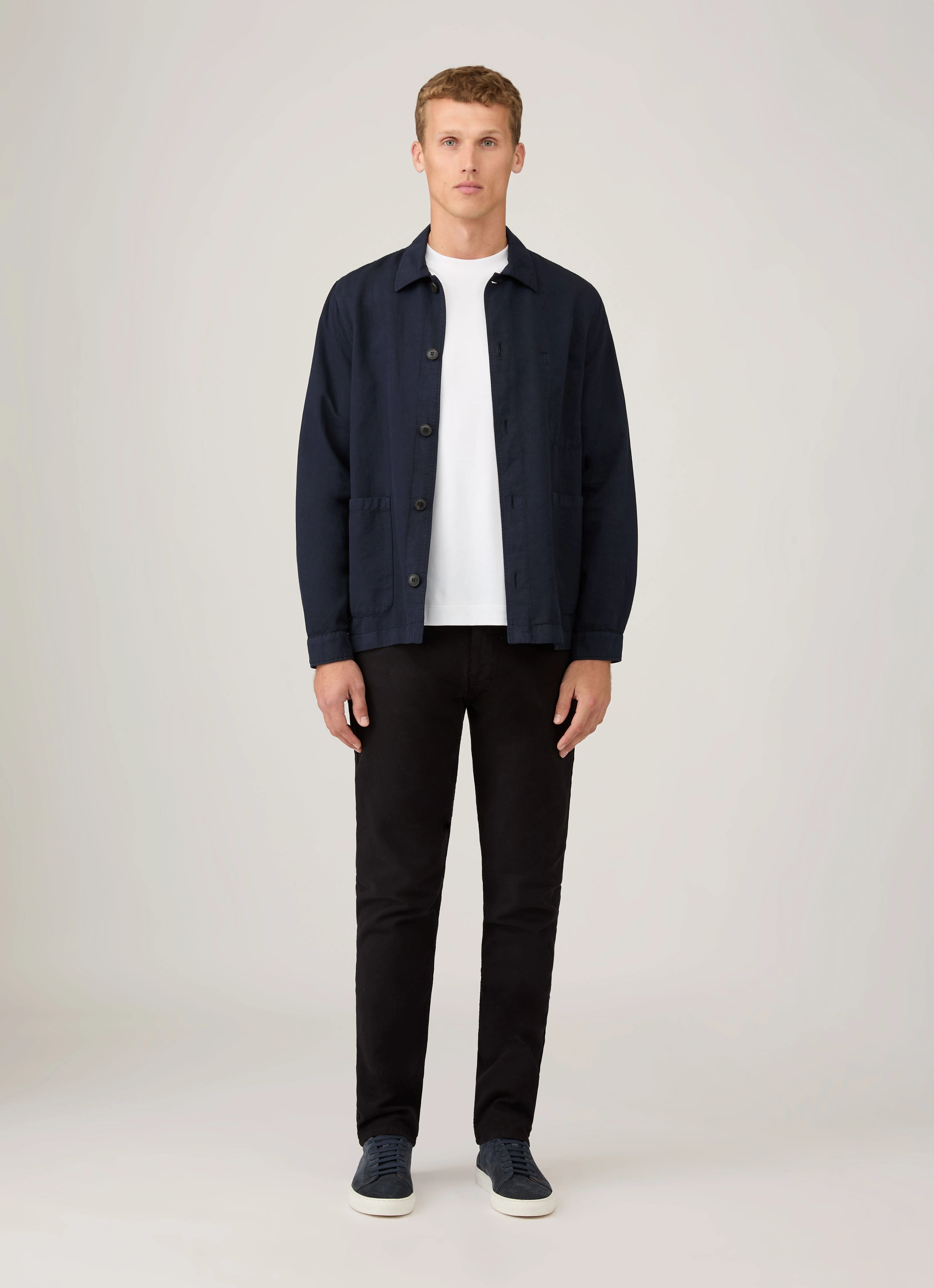 Trendy Pick Casual Men's Relaxed Fit Heavyweight T-shirt in White