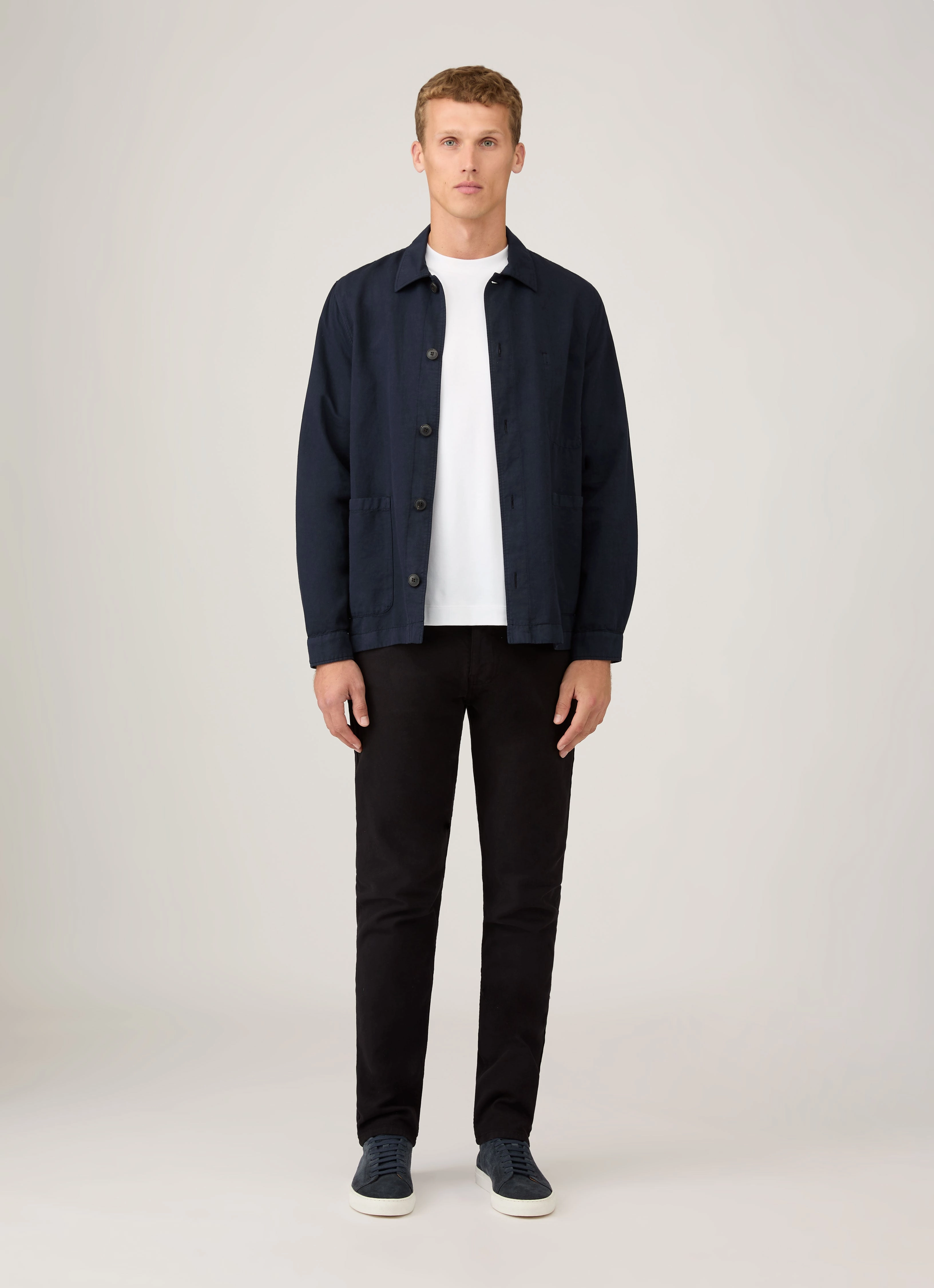 Trendy Pick Casual Men's Relaxed Fit Heavyweight T-shirt in White