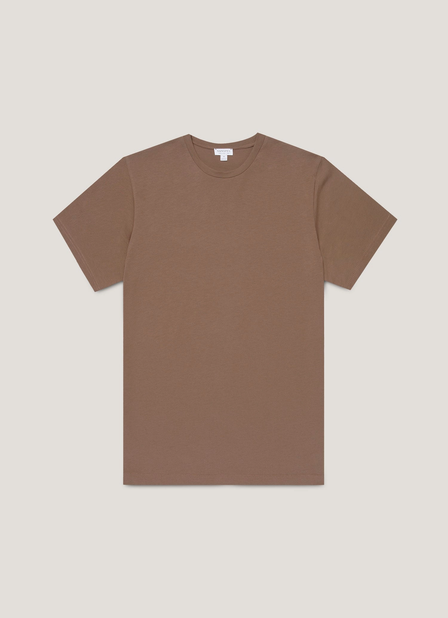 Men's Riviera Midweight T-shirt in Bark Relaxed Vibe